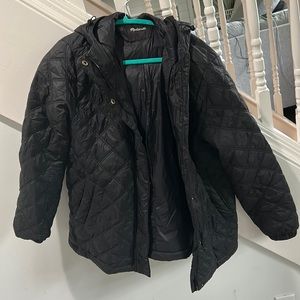 Madewell hooded puffer jacket